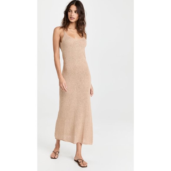 Onia Other - Onia Sweater Maxi Coverup Dress in Tan